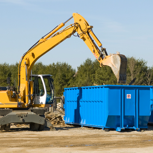 what happens if the residential dumpster is damaged or stolen during rental in Georgetown IL